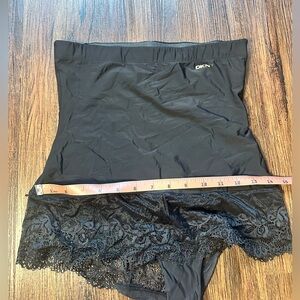 XL DKNY Black High-Waist Shapewear with lace